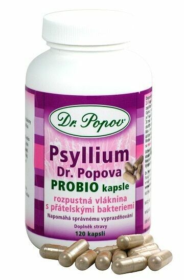 Dr.Popov Psyllium PROBIO 110+10 kapslí porovnat ceny