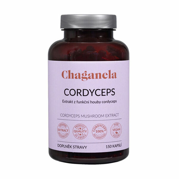 Chaganela Extrakt čagy s cordycepsem 150 kapslí porovnat ceny