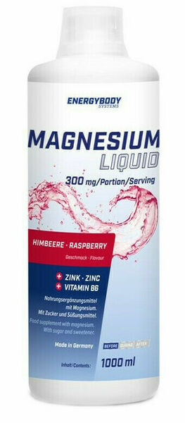 Energybody Magnesium Liquid Malina 1000ml porovnat ceny