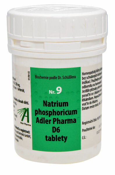 Adler Pharma Nr.9 Natrium phosphoricum D6 1000 tableta porovnat ceny