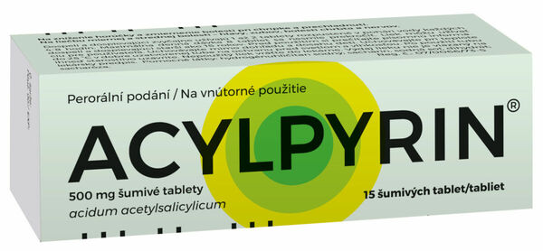 Acylpyrin 500mg 15 šumivých tablet porovnat ceny