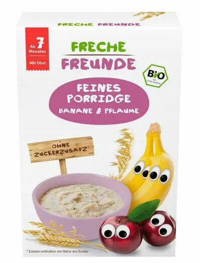 Freche Freunde BIO Kaše švestka a banán 200g porovnat ceny