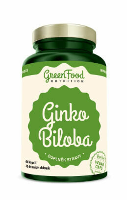 GreenFood Nutrition Ginkgo Biloba 60cps porovnat ceny
