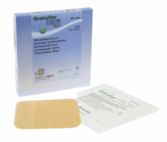 ConvaTec Granuflex hydrokoloidní krytí 15x15cm 5ks porovnat ceny