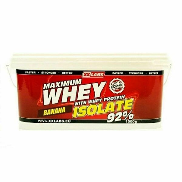 XXLABS Maximum Whey Protein Isolate banánový 1000 g porovnat ceny