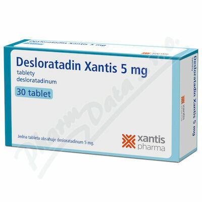 DESLORATADIN XANTIS 5MG neobalené tablety 30 porovnat ceny