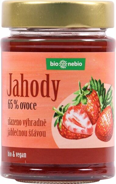 Bio nebio  Bio*nebio Bio Jahody - pomazánka s jablečnou šťávou 200g porovnat ceny