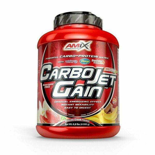 Amix CarboJet Gain, Strawberry, 4000g porovnat ceny