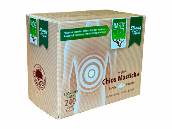 Masticlife Čistý prášek z chioské Mastichy 240 kapslí porovnat ceny