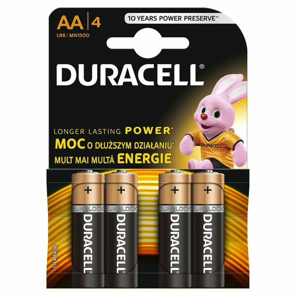 Duracell Basic AA K4 LR6/MN 1500 baterie 4 ks porovnat ceny