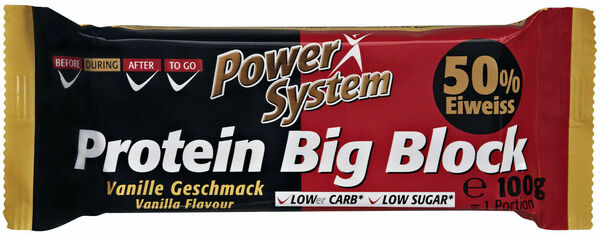 Power System Big Block 50% Vanilla Bar 100g porovnat ceny