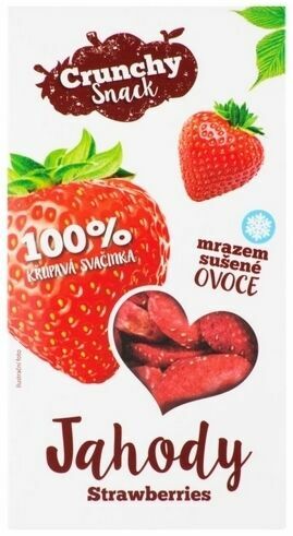 Crunchy snack  ROYAL PHARMA® Jahody sušené mrazem 20g porovnat ceny