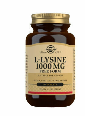 Solgar L-Lysin 1000mg 50tbl porovnat ceny