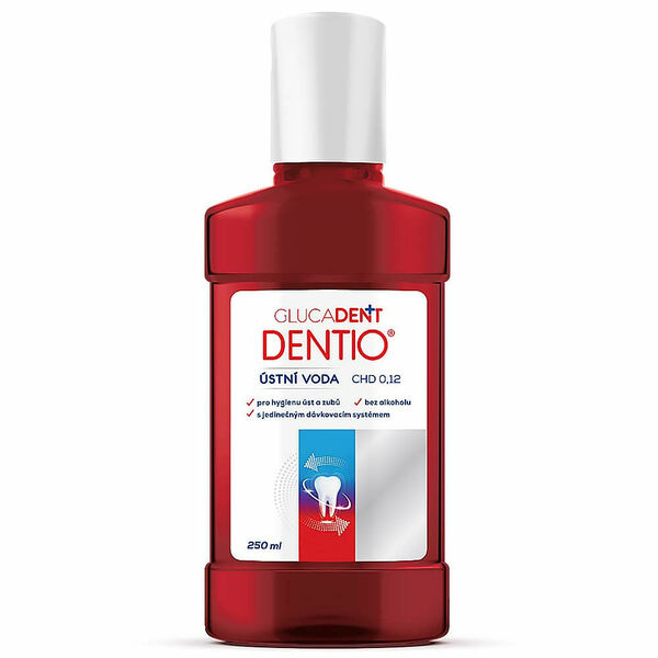 GLUCADENT+ Dentio ústní voda 250 ml porovnat ceny