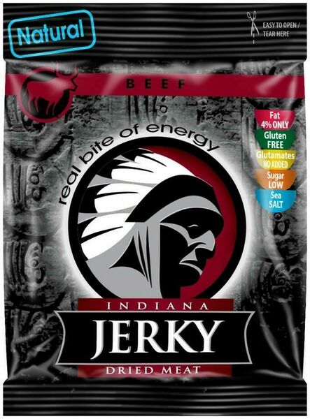 Indiana Jerky Hovězí Natural 25g porovnat ceny