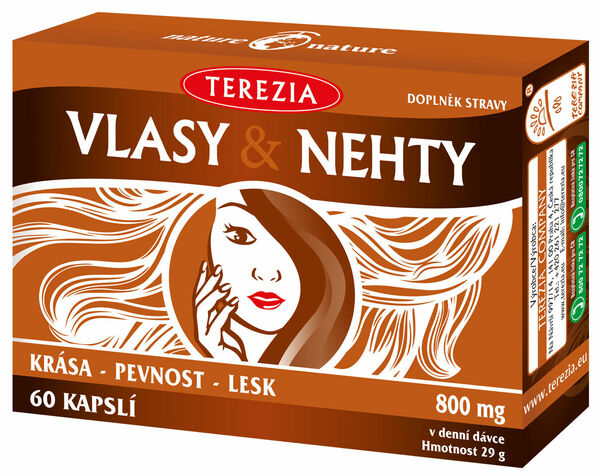 TEREZIA Vlasy&Nehty 60 kapslí porovnat ceny