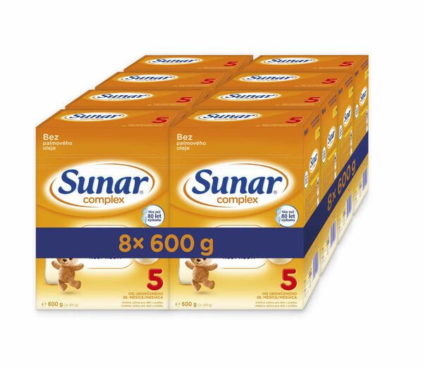 Sunar Complex 5 8x600 g porovnat ceny