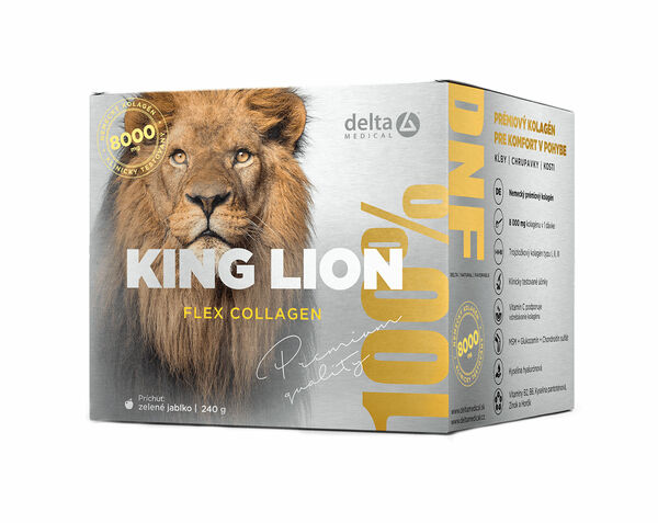 Delta  KING LION flex COLLAGEN, prášek na přípravu nápoje 240g porovnat ceny