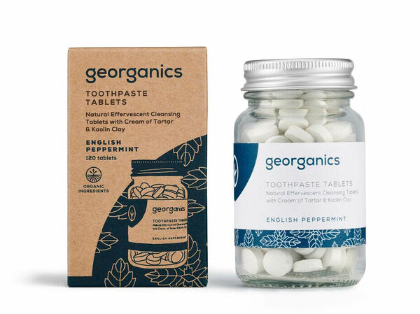 Georganics Anglická máta zubní pasta 120 tablet porovnat ceny