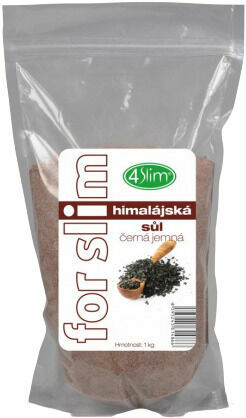 4slim Himalájská sůl černá jemná 1kg porovnat ceny