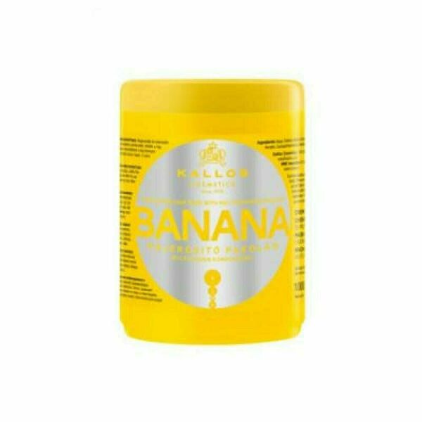 KALLOS Banánová posilující maska obsahující komplex vitamínů (Banana hair mask with multi-vitamin komplex) 1000 ml porovnat ceny