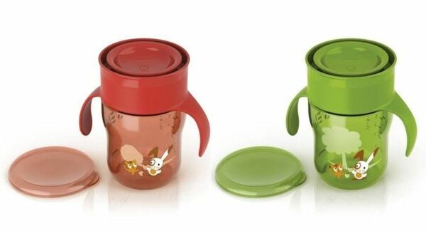 Avent Hrneček první skutečný 260 ml 1 ks zelený/červený porovnat ceny