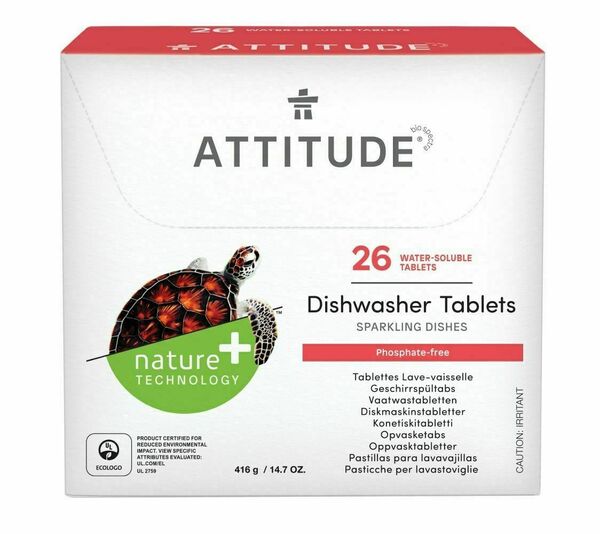 ATTITUDE Tablety do myčky bez fosfátů 26 tablet porovnat ceny