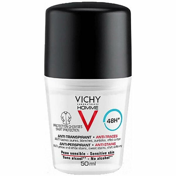 VICHY Homme Antiperspirant pro muže proti skvrnám 50 ml porovnat ceny
