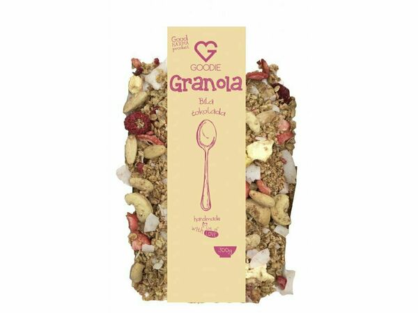 GOODIE Granola - Bílá čokoláda 300g porovnat ceny