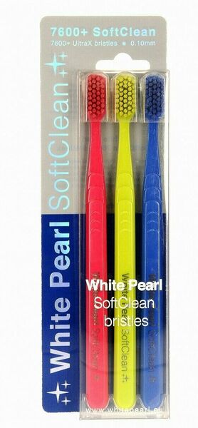 White Pearl SoftClean 7600 zubní kartáček 3ks porovnat ceny