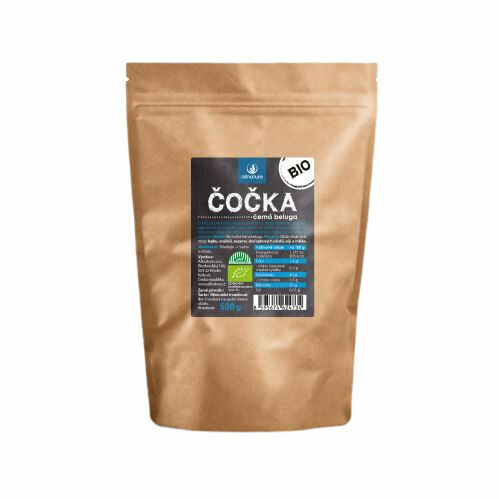 Allnature Čočka černá beluga BIO 500g porovnat ceny