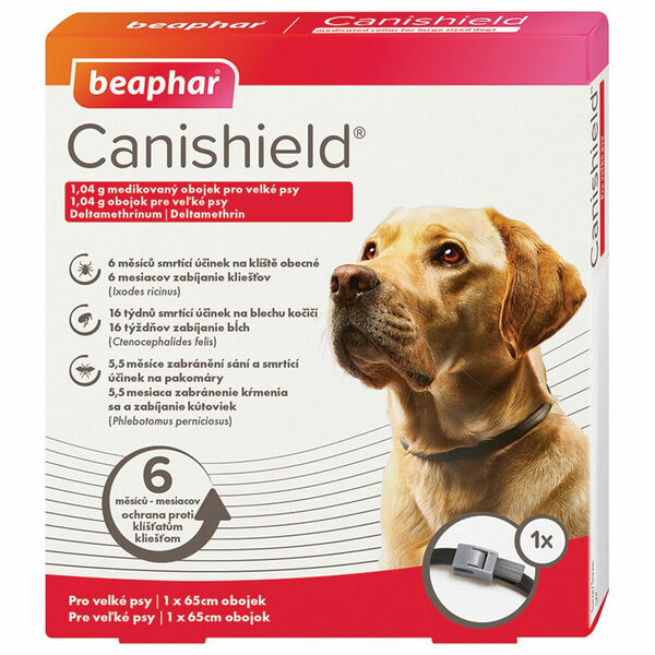 BEAPHAR Canishield® Antiparazitní obojek pro velké psy 65 cm porovnat ceny
