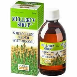 Dr.Muller Müllerův sirup s jitrocelem medem a vitamín C 320g porovnat ceny