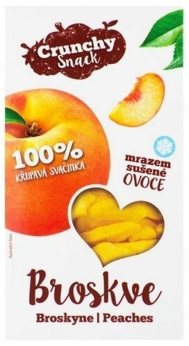 Crunchy snack  ROYAL PHARMA® Broskve sušené mrazem 15g porovnat ceny