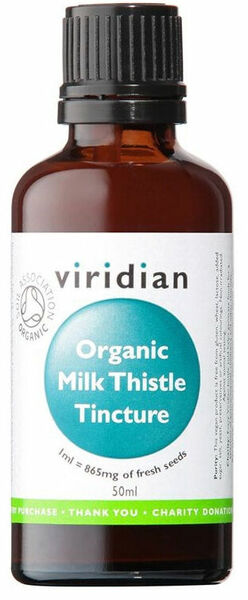 Viridian Milk Thistle Tincture 50ml Organic (Ostropestřec mariánský tinktura Bio) porovnat ceny