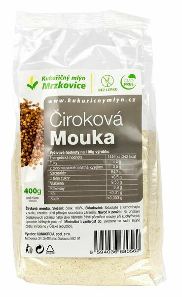 Kukuřičný mlýn Mrzkovice Čiroková mouka hladká 400g porovnat ceny