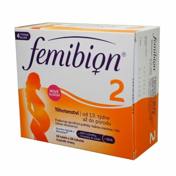 FEMIBION 2 Těhotenství 28 tablet + 28 tobolek porovnat ceny