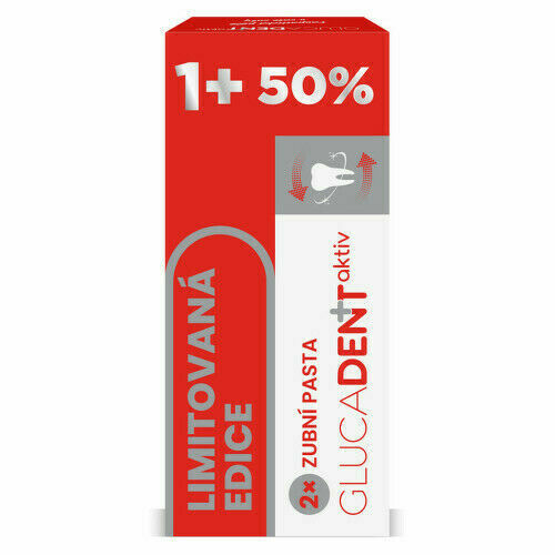 Glucadent aktiv zubní pasta 2ks porovnat ceny