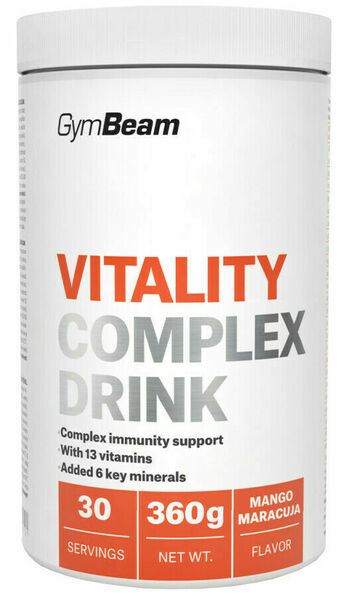 GymBeam Vitality Complex Drink mango marakuja 360g porovnat ceny
