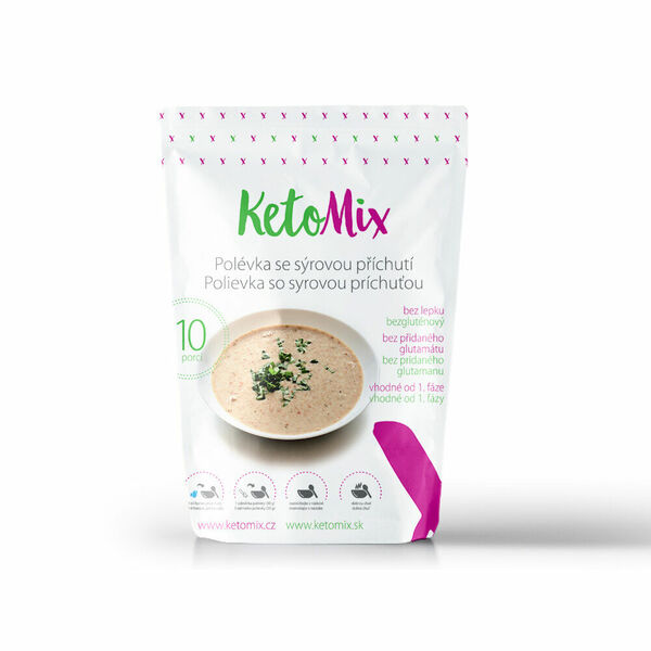 KETOMIX Proteinová polévka se sýrovou příchutí 10 porcí porovnat ceny