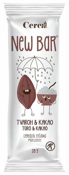 New Bar Cereální tyčinka tvaroh a kakao 28g porovnat ceny