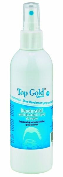 TOP GOLD Deodorační antimikrobiální sprej do obuvi a na nohy 150g porovnat ceny