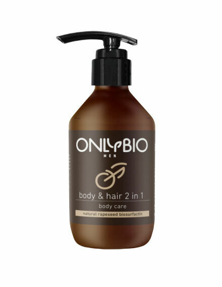 OnlyBio Pečující sprchový gel a šampon pro muže 250ml porovnat ceny