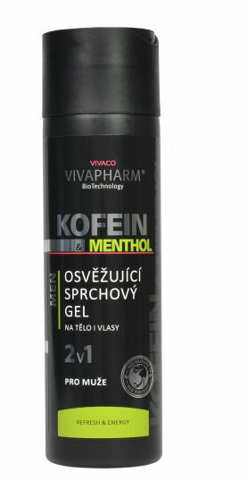 Vivaco Kofeinový sprchový gel 2v1 s mentholem pro muže 200ml porovnat ceny