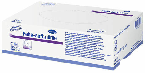 Peha-Soft Rukavice vyšetřovací NITRILE bez pudru nesterilní M 100ks porovnat ceny