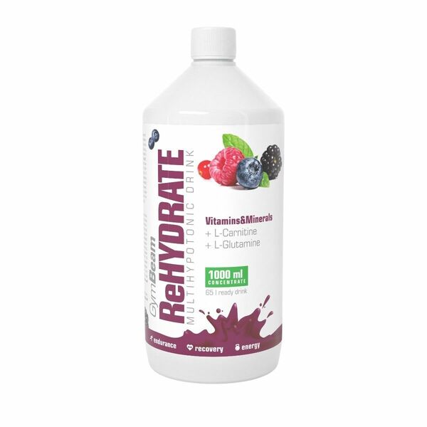 GymBeam ReHydrate lesní ovoce 1000ml porovnat ceny
