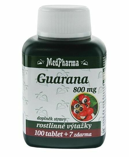 MedPharma Guarana 800mg 107 tablet porovnat ceny