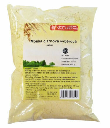 Extrudo  Mouka cizrnová výběrová 400g porovnat ceny