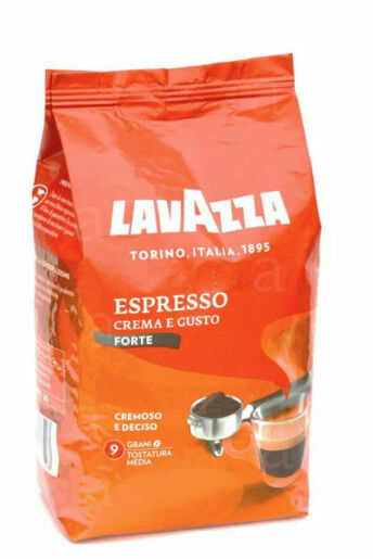 Lavazza Espresso Crema e Gusto Forte zrnková káva 1kg porovnat ceny