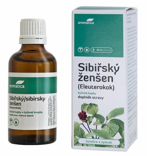 AROMATICA Sibiřský ženšen-Eleuterokok bylinné kapky 50ml porovnat ceny